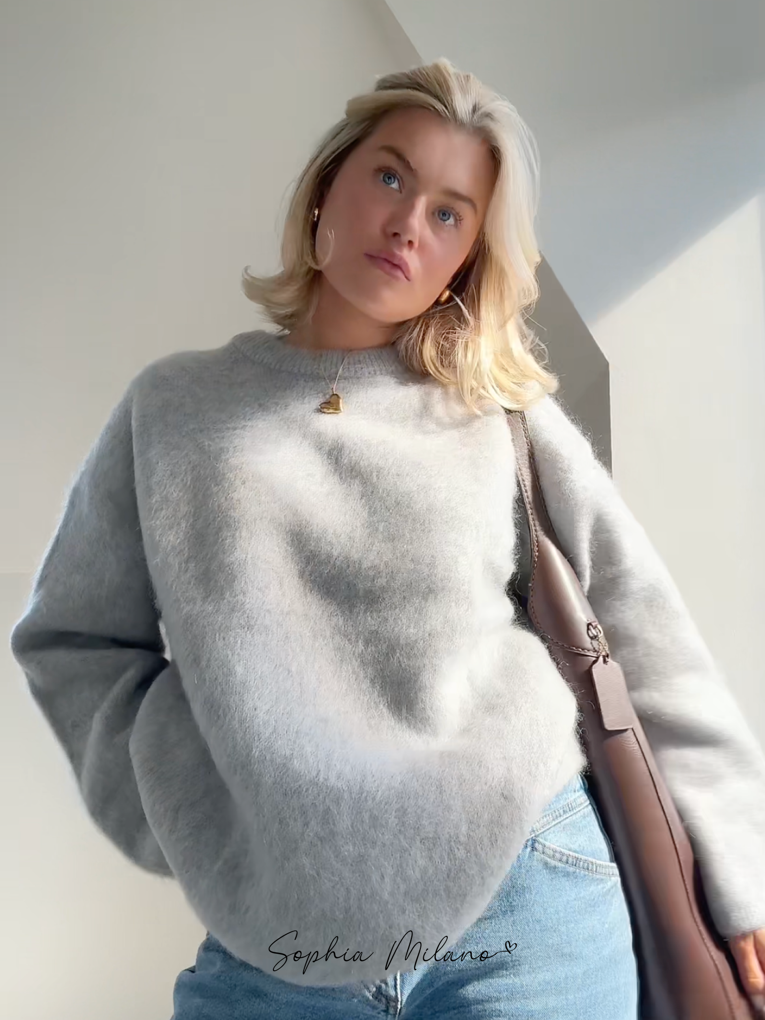 Mohair Crewneck