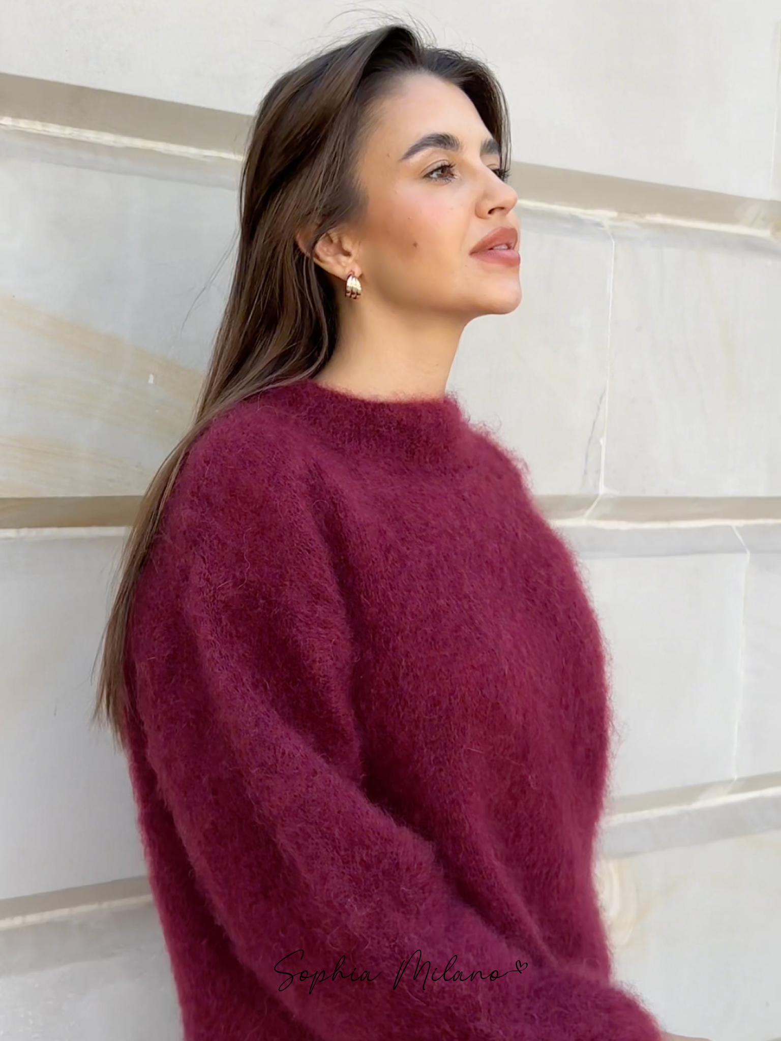 Mohair Crewneck