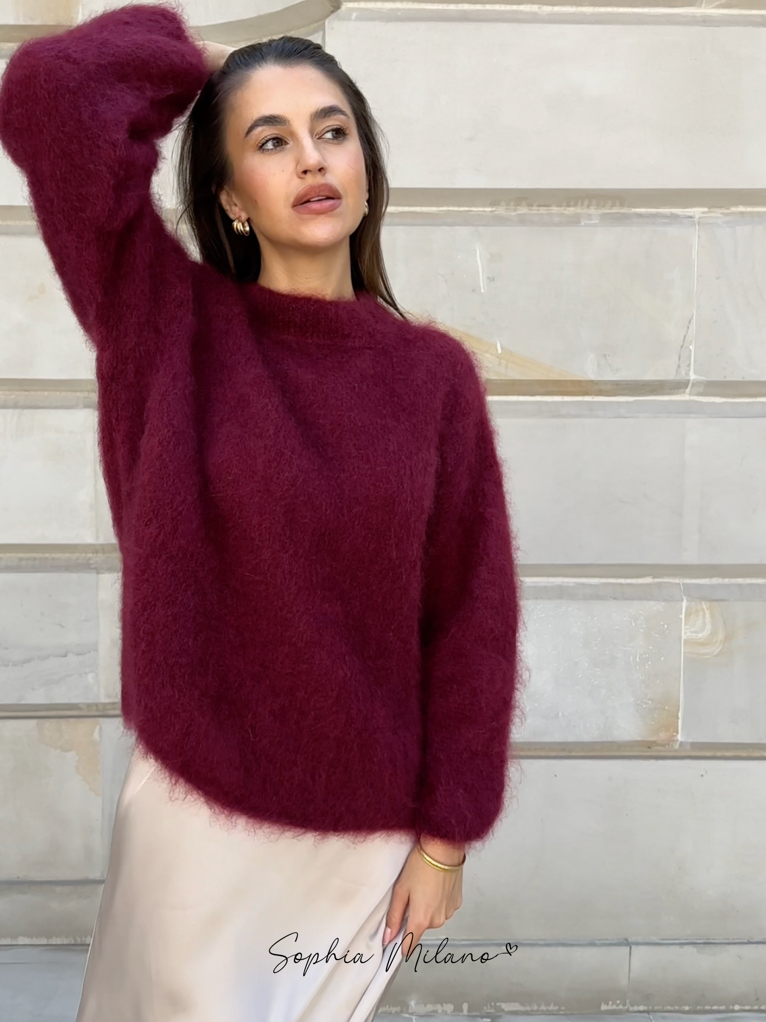 Mohair Crewneck