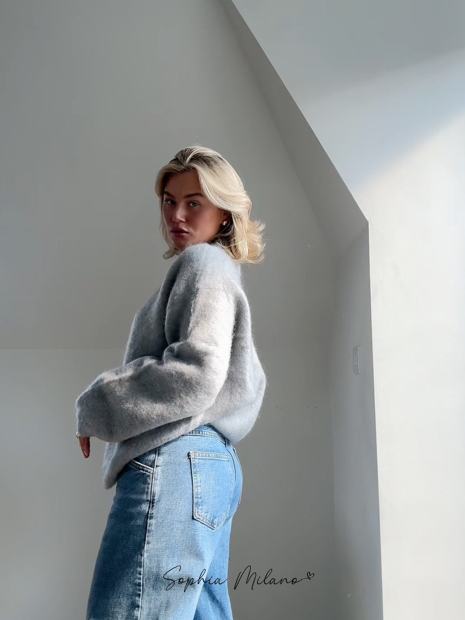 Mohair Crewneck