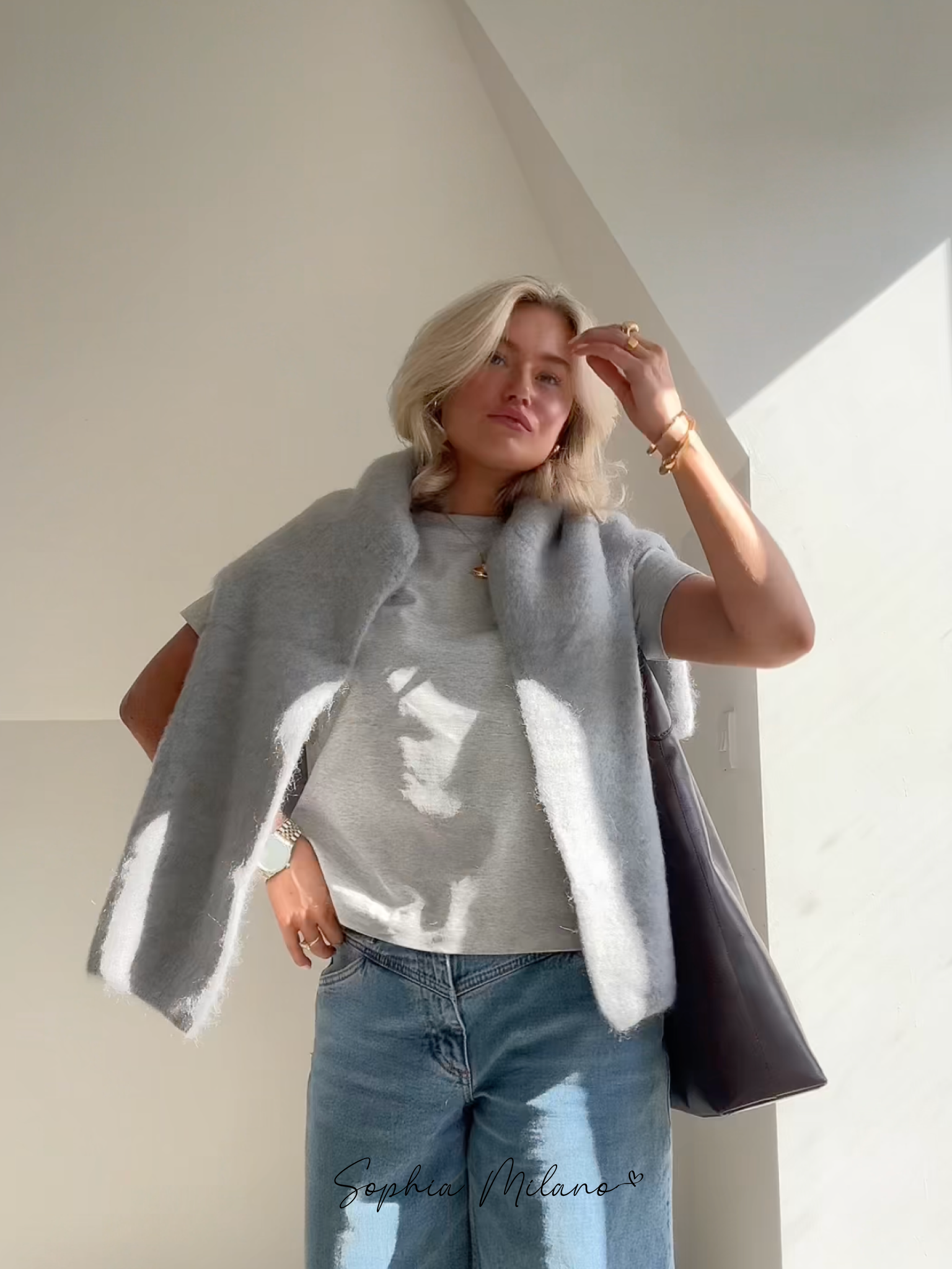 Mohair Crewneck