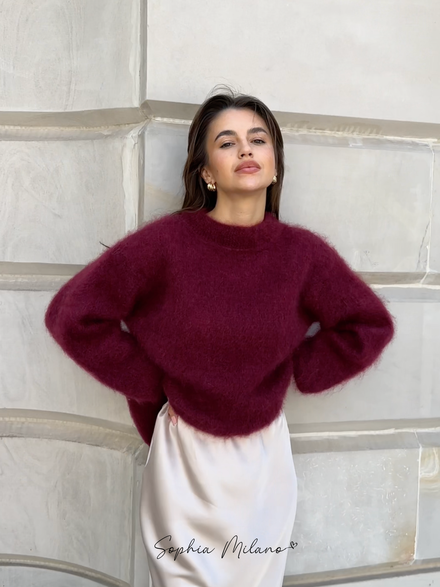 Mohair Crewneck