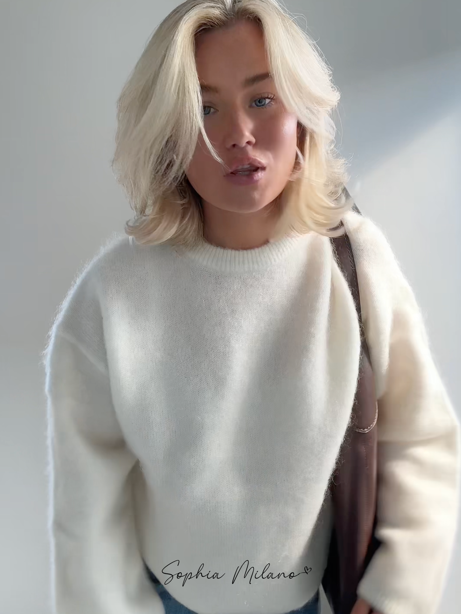 Mohair Crewneck