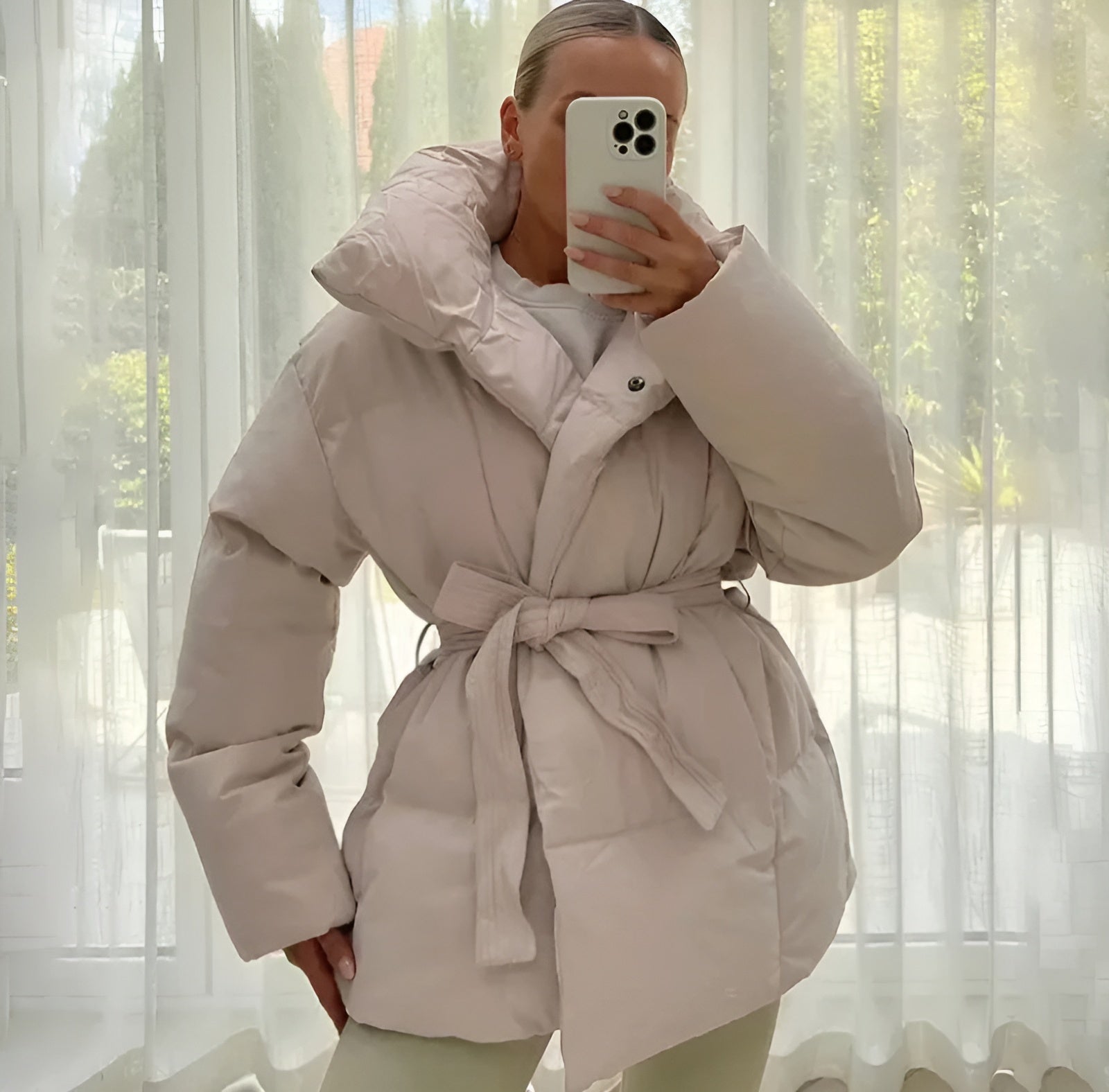 Maddie | Belted Puffer Coat