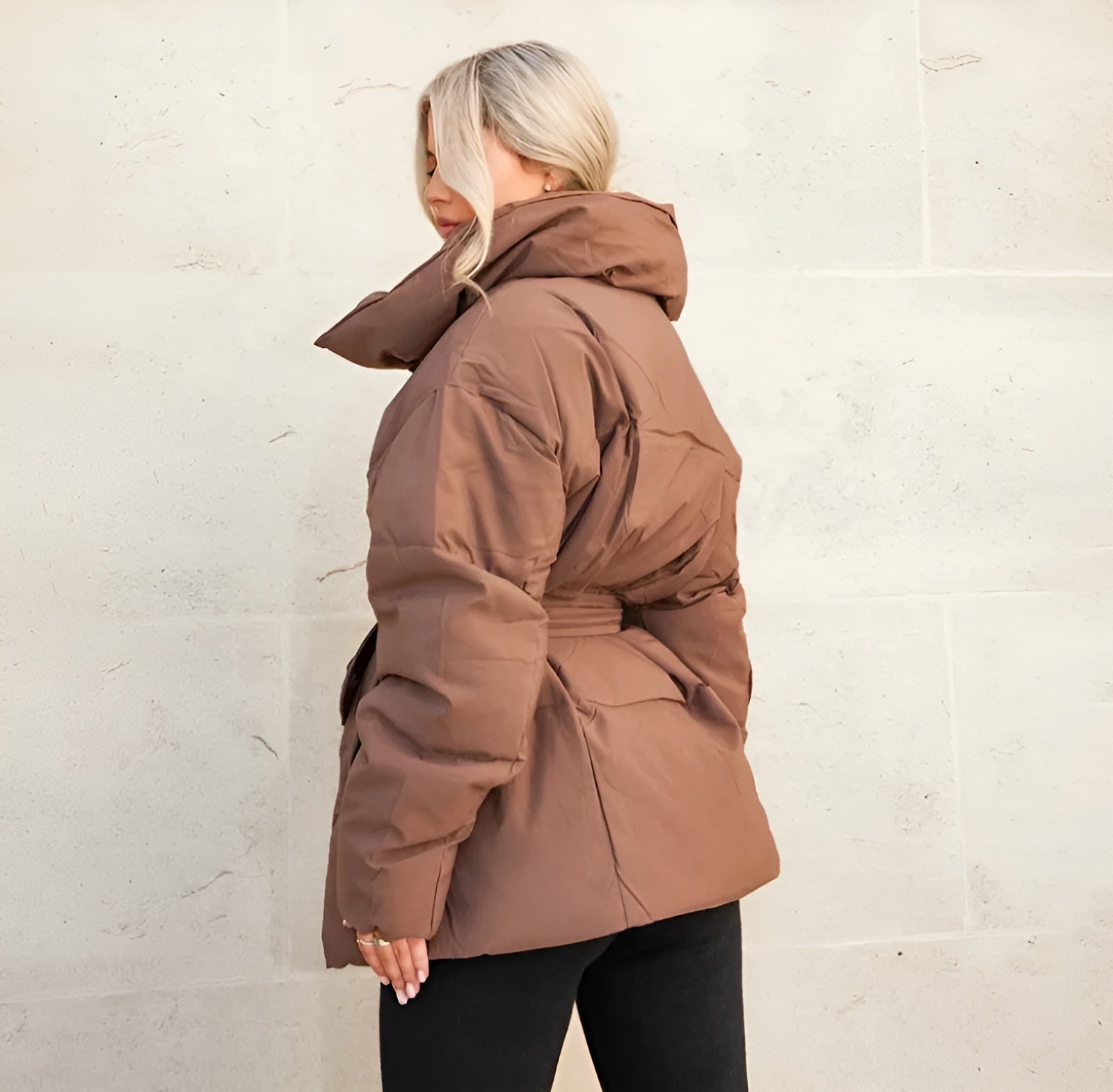 Maddie | Belted Puffer Coat