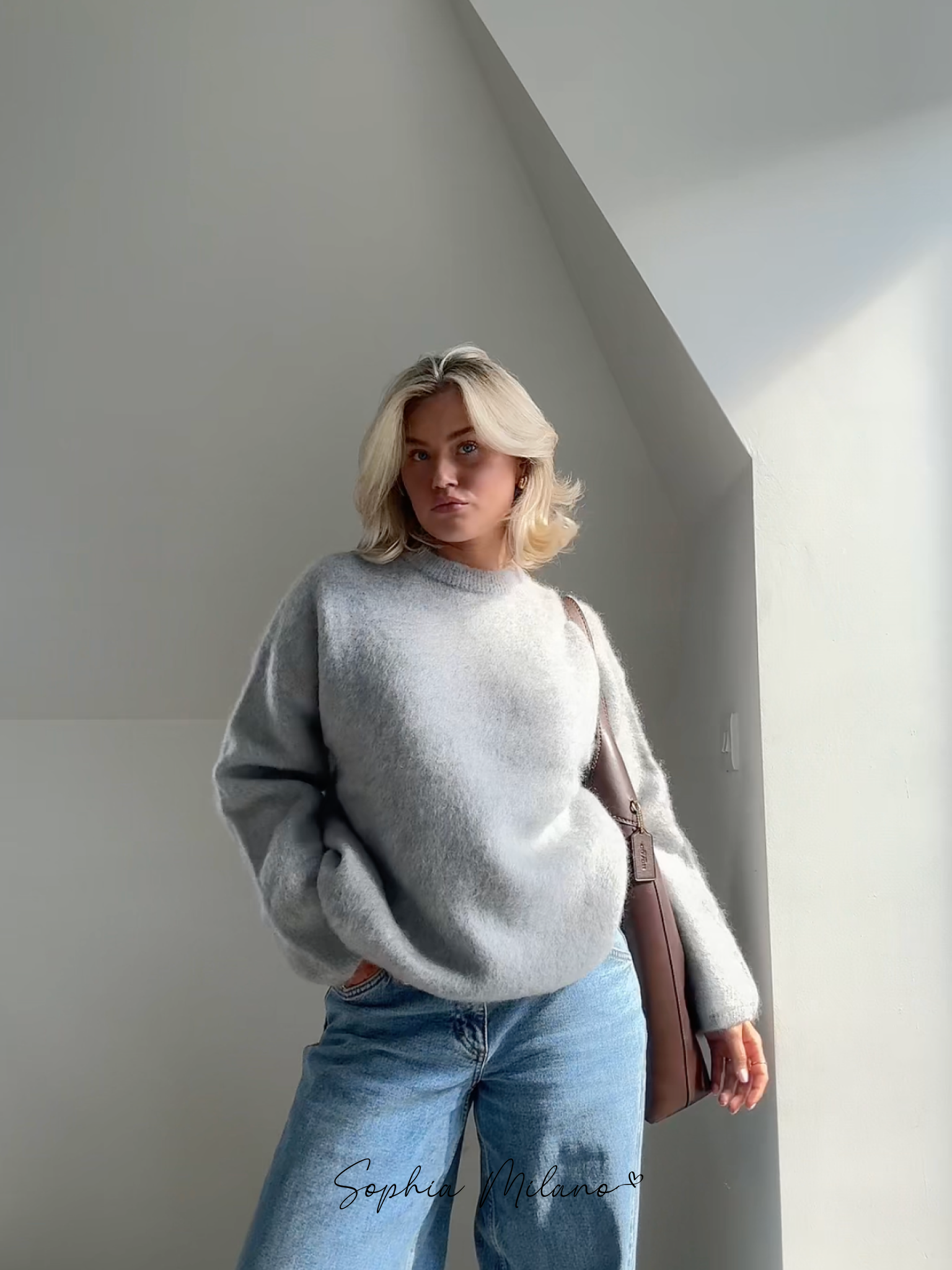 Mohair Crewneck