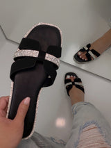 Coco Rhinestone Slide Sandal