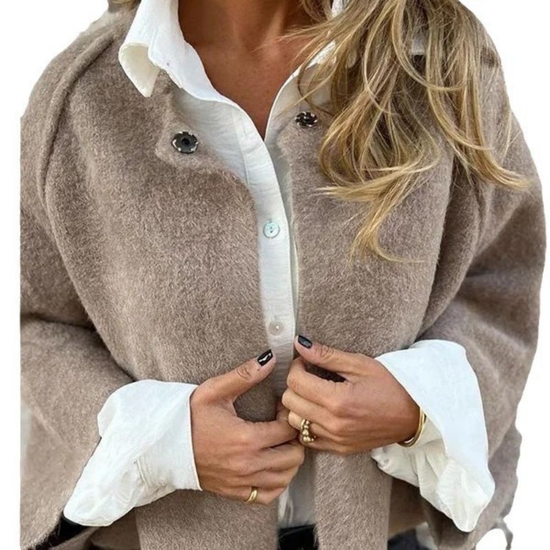 Oversized Wolljacke